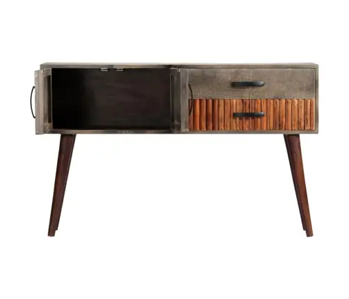 Konsoollaud, Hall, 120 X 35 X 75 cm Töötlemata Mangopuit