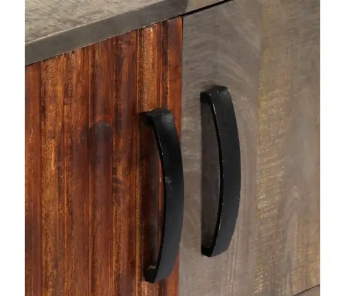 Konsoollaud, Hall, 120 X 35 X 75 cm Töötlemata Mangopuit