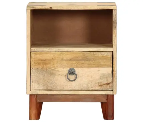 Naktsskapītis, 40X30X52 Cm, Neapstrādāts Mango Masīvkoks Vidaxl