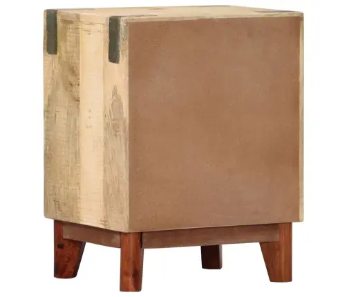 Naktsskapītis, 40X30X52 Cm, Neapstrādāts Mango Masīvkoks Vidaxl