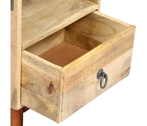 Naktsskapītis, 40X30X52 Cm, Neapstrādāts Mango Masīvkoks Vidaxl