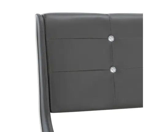 Gultas Rāmis, Pelēka Mākslīgā Āda, 180X200 Cm Vidaxl