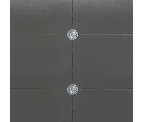 Gultas Rāmis, Pelēka Mākslīgā Āda, 180X200 Cm Vidaxl