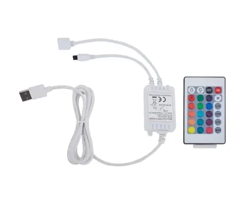 Gultas Rāmis Ar Led Apgaismojumu, Bez Matrača, Pelēks Un Balts, 120X190 Cm Vidaxl