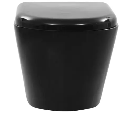 Pakabinamas Keramikinis Klozetas, Juodas, Be Rėmelio