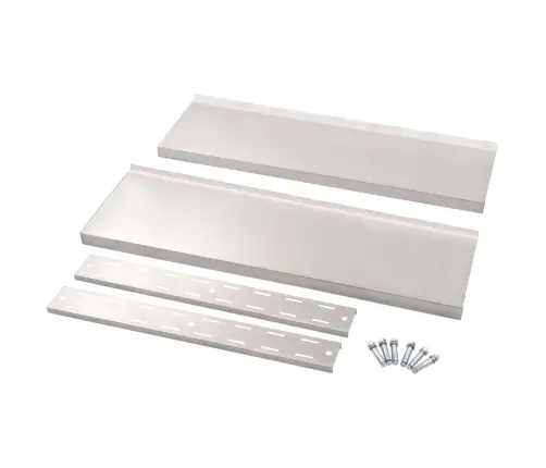 2 Līmeņu Sienas Plaukts, Nerūsējošs Tērauds, 100X30 Cm Vidaxl