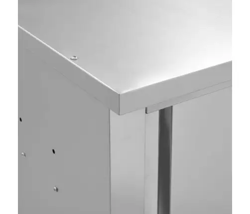 Sien. Virtuv. Spintelė Su Stumd. Dur., 150X40X50cm Ner. Plien.