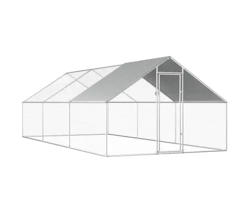 Lauko Narvas Viščiukams, 2,75X6X1,92 M, Galvanizuotas Plienas