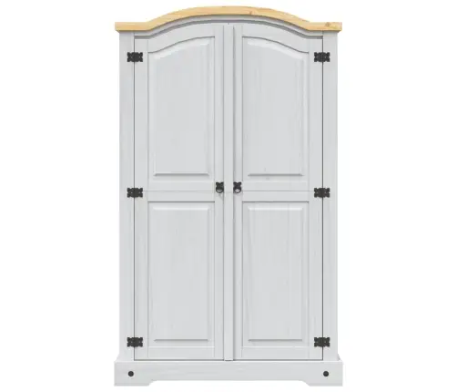 Drabužių Spinta, Balta, Meksikinė Pušis, Corona, 2 Durų