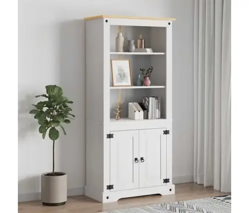 Bufete, Meksikas Corona Stila Priedes Koks, Balta, 80X40X170 Cm Vidaxl