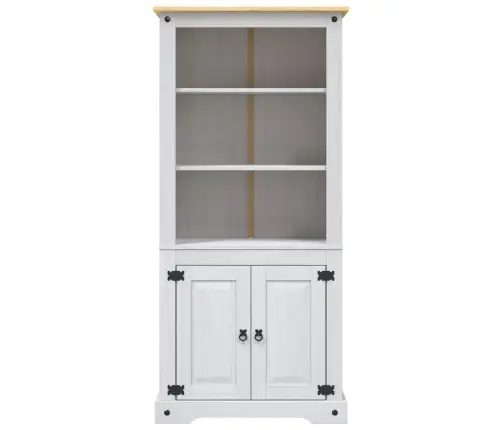 Bufete, Meksikas Corona Stila Priedes Koks, Balta, 80X40X170 Cm Vidaxl