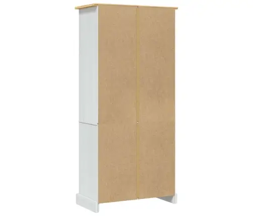 Bufete, Meksikas Corona Stila Priedes Koks, Balta, 80X40X170 Cm Vidaxl