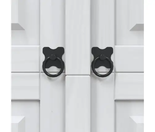 Bufete, Meksikas Corona Stila Priedes Koks, Balta, 80X40X170 Cm Vidaxl