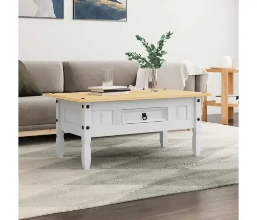 Kafijas Galdiņš, 100X55X44 Cm, Meksikas Corona Stila Priežkoks Vidaxl