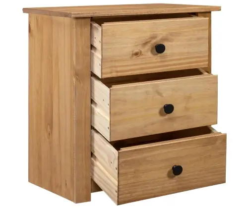 Naktsskapītis, 46X40X57 Cm, Priedes Koks, Panama Sērija Vidaxl