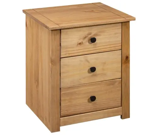 Naktsskapītis, 46X40X57 Cm, Priedes Koks, Panama Sērija Vidaxl