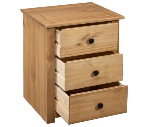 Naktsskapītis, 46X40X57 Cm, Priedes Koks, Panama Sērija Vidaxl