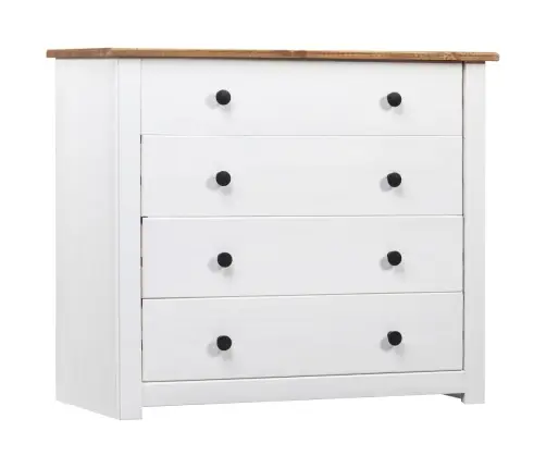 Skapis, Balts, 80X40X73 Cm, Priedes Koks, Panama Sērija Vidaxl Skapis, Balts, 80X40X73 Cm, Priedes Koks, Panama Sērija Vidaxl