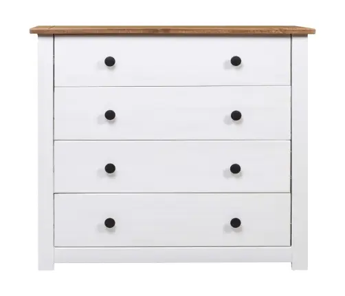 Skapis, Balts, 80X40X73 Cm, Priedes Koks, Panama Sērija Vidaxl Skapis, Balts, 80X40X73 Cm, Priedes Koks, Panama Sērija Vidaxl