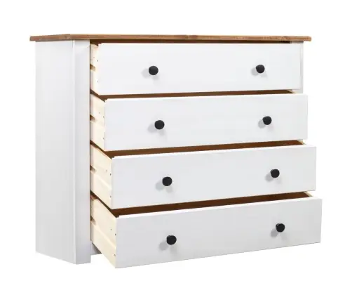 Skapis, Balts, 80X40X73 Cm, Priedes Koks, Panama Sērija Vidaxl Skapis, Balts, 80X40X73 Cm, Priedes Koks, Panama Sērija Vidaxl