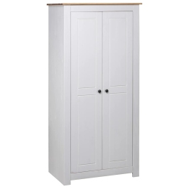 Skapis, Balts, 80X50X171,5 Cm, Priedes Koks, Panama Sērija Vidaxl
