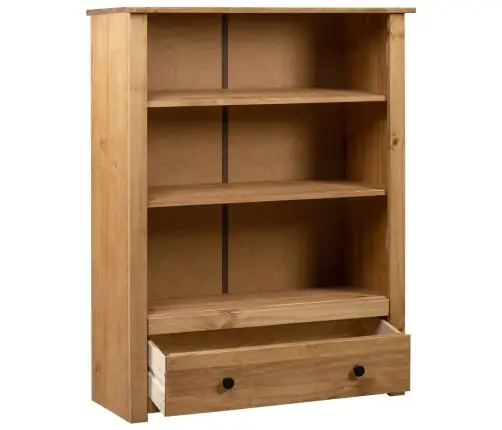 Grāmatu Plaukts, 80X35X110 Cm, Priedes Masīvkoks, Panama Sērija Vidaxl