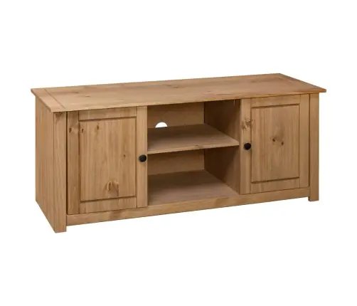 Tv Skapītis, 120X40X50 Cm, Priedes Masīvkoks, Panama Sērija Vidaxl
