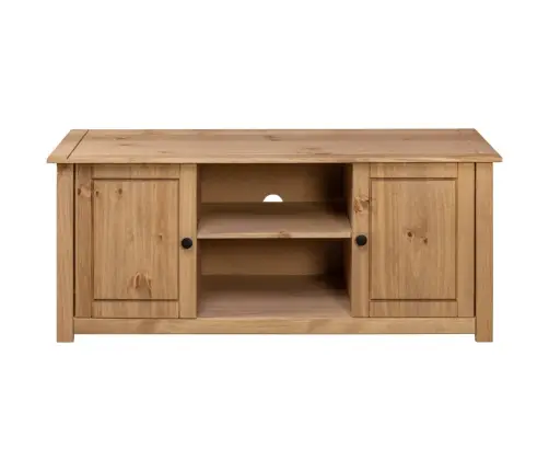 Tv Skapītis, 120X40X50 Cm, Priedes Masīvkoks, Panama Sērija Vidaxl