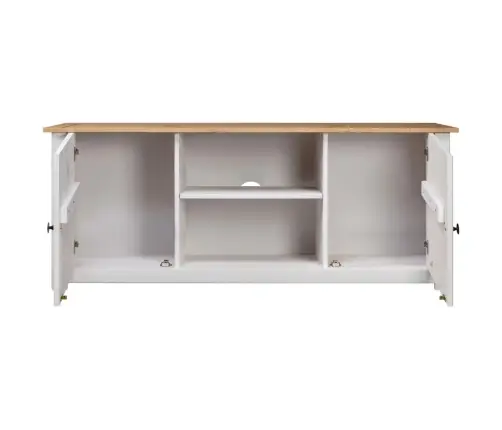 Tv Skapītis, 120X40X50 Cm, Priedes Masīvkoks, Panama Sērija Vidaxl