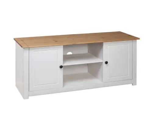 Tv Skapītis, 120X40X50 Cm, Priedes Masīvkoks, Panama Sērija Vidaxl