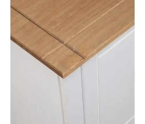 Tv Skapītis, 120X40X50 Cm, Priedes Masīvkoks, Panama Sērija Vidaxl