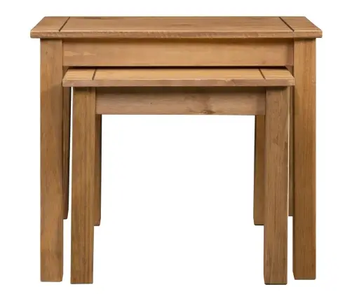 Sudedami Staliukai Panama, 2 Vnt., Pušies Medienos Masyvas