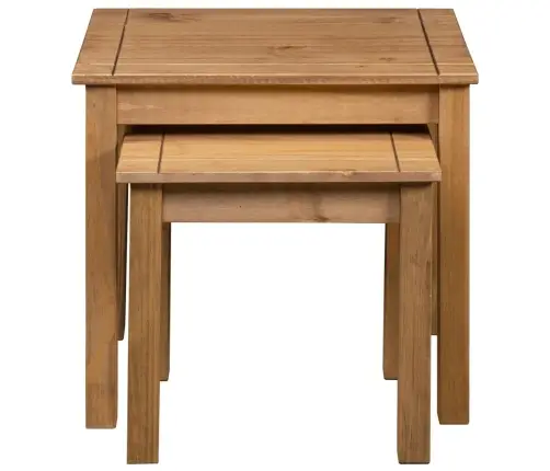 Sudedami Staliukai Panama, 2 Vnt., Pušies Medienos Masyvas