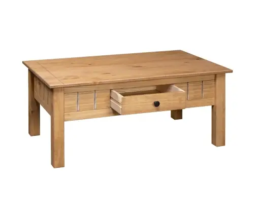 Kafijas Galdiņš, 100X60X43,5 Cm, Priedes Masīvkoks, Panama Sērija Vidaxl