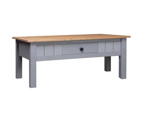 Kavos Staliukas Panama, Pilkas, 100X60X43,5cm Pušies Mediena