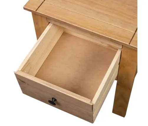 Naktinė Spintelė, 46X40X57cm Pušies Medienos Masyvas