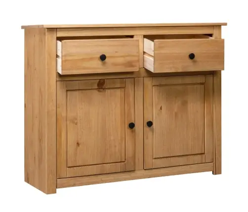 Kumode, 93X40X80 Cm, Priedes Masīvkoks, Panama Sērija Vidaxl