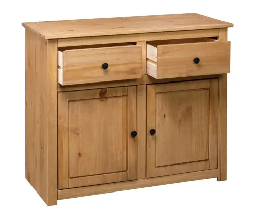 Kumode, 93X40X80 Cm, Priedes Masīvkoks, Panama Sērija Vidaxl