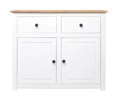 Šoninė Spintelė Panama, Balt. Sp., 93X40X80cm Pušies Med. Mas.