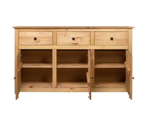 Kumode, 135X40X80 Cm, Priedes Masīvkoks, Panama Sērija Vidaxl