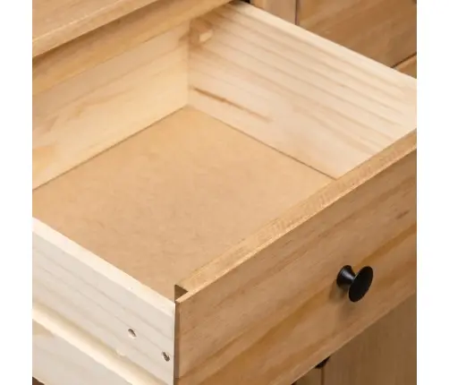 Kumode, 135X40X80 Cm, Priedes Masīvkoks, Panama Sērija Vidaxl