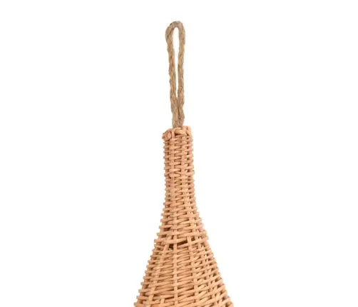 Kaķu Māja Ar Spilvenu, 40X60 Cm, Dabīgs Vītols, Vigvama Forma Vidaxl