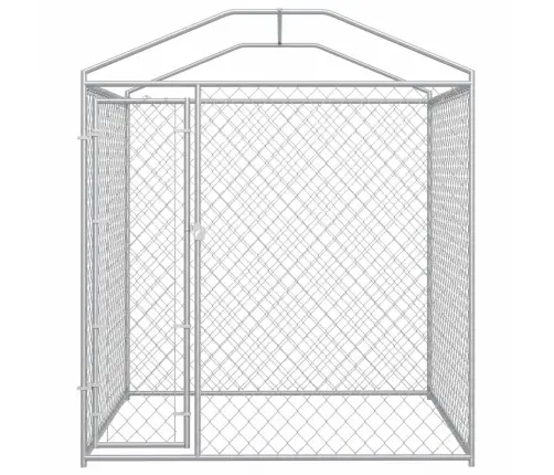 Suņu Voljērs Ar Jumtu, 193X193X225 Cm Vidaxl