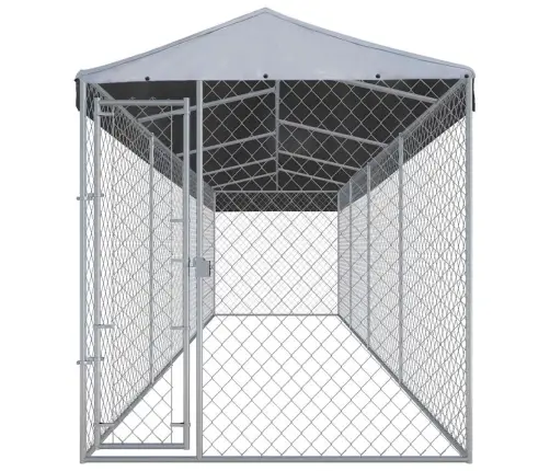 Lauko Voljeras Šunims Su Stogu, 760X190X225 Cm