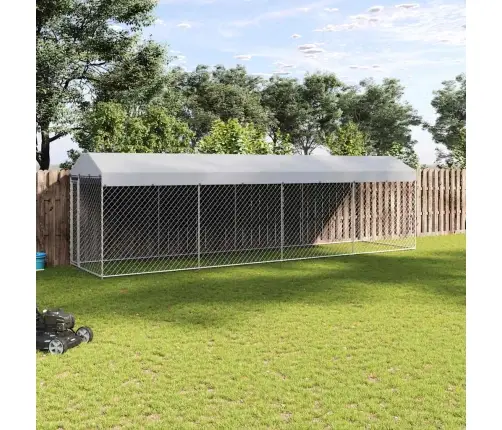 Lauko Voljeras Šunims Su Stogu, 760X190X225 Cm