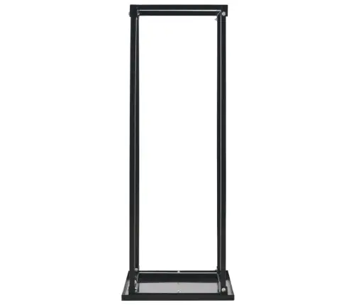 Stovas Malkoms Su Pagrindu, Juodos Sp., 37X37X113 cm Plienas