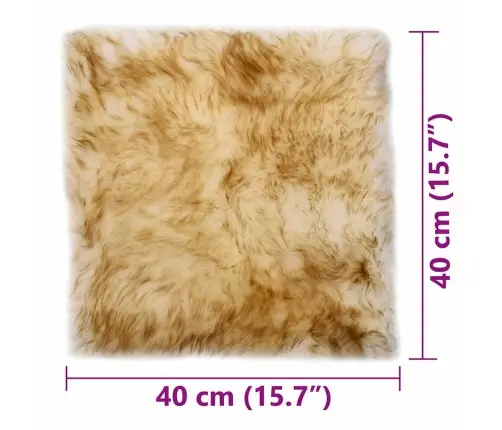 Kėdžių Pagalvėlės, 2 Vnt., Mišrios Sp., 40X40cm Avies Kailis