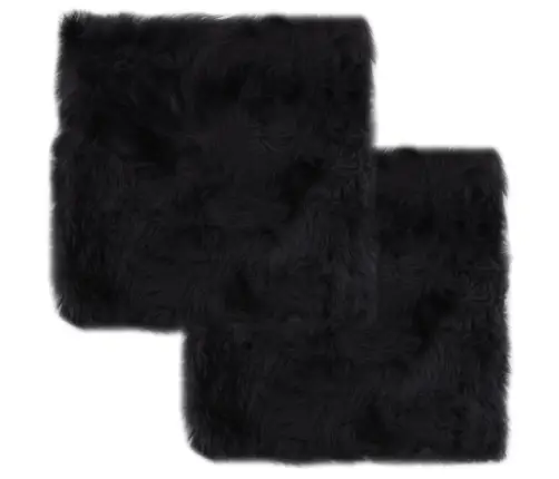 Toolipadjad 2 Tk, Tumehall, 40 X 40 cm Ehtne Lambanahk