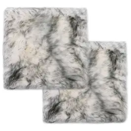 Kėdžių Pagalvėlės, 2Vnt., Mišrios Sp., 40X40cm Avies Kailis