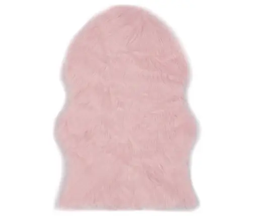 Vaip 60 X 90 Cm Kunstlambanahk, Roosa